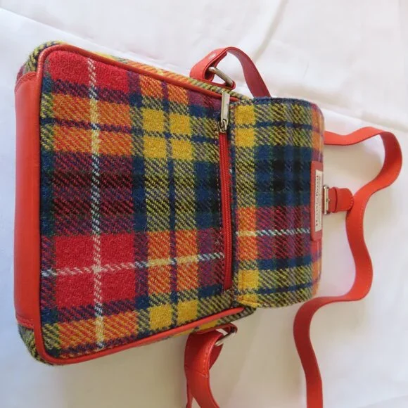 Harris Tweed Buchanan check messenger bag - Picture 6 of 7